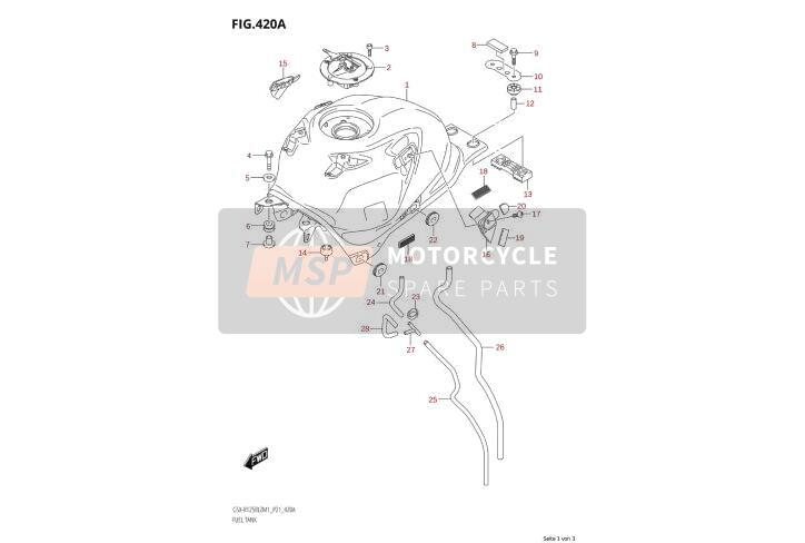 4457223KA0, Verschluss, Suzuki, 1
