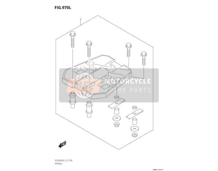 Placa De Montaje Topcase Opcional
