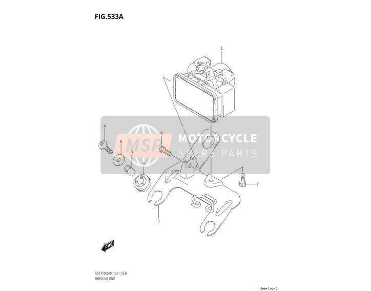 5561017K00, Boitier Abs, Suzuki, 0