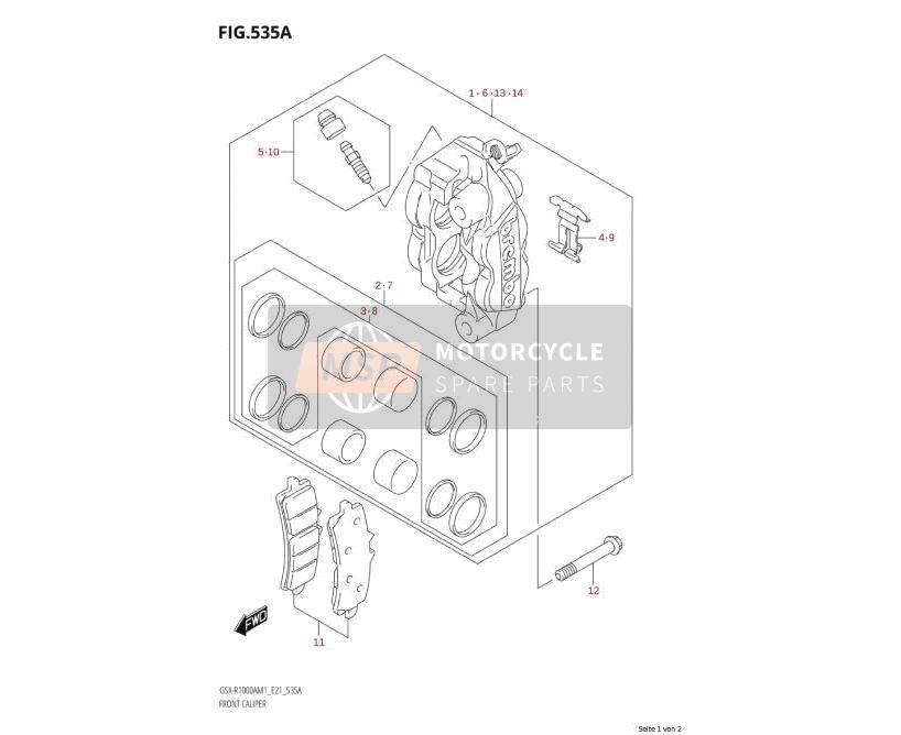 Bremssattel Vorn