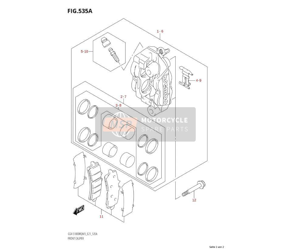 Bremssattel Vorn