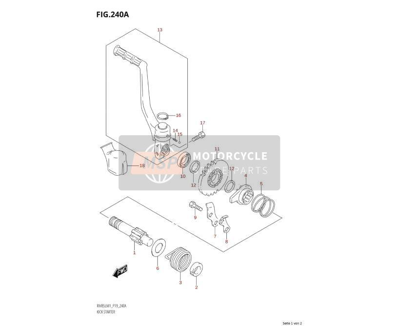 2623102B02, Pedal Arranque, Suzuki, 2