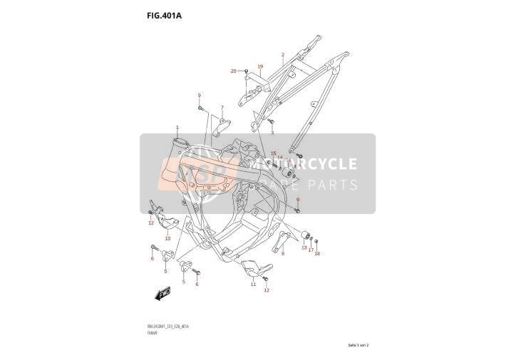 4154246K00, Bridge,Seat Rail Upper, Suzuki, 1