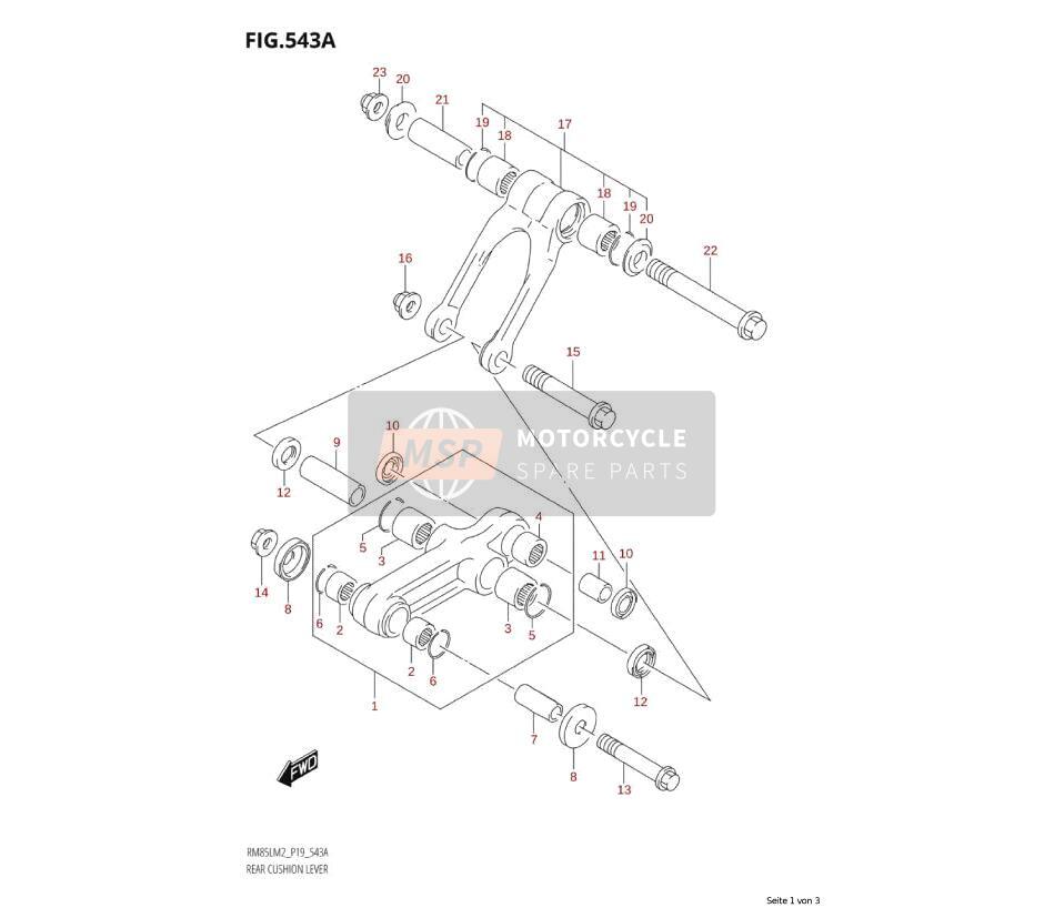 6231702B40, Distanziale, Suzuki, 2