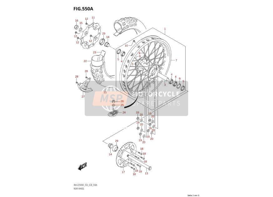 6526101B30, Protector, Wheel Inner Tube, Suzuki, 1