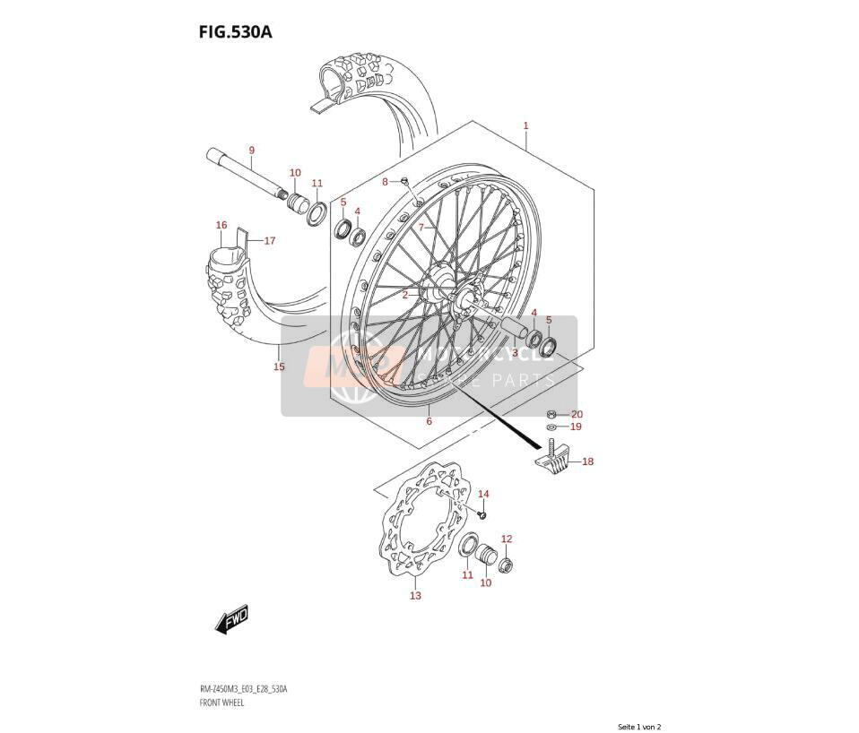Roue avant