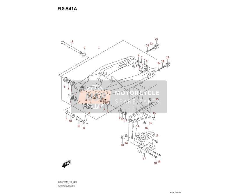 6125136E01, Distanciador, Suzuki, 2