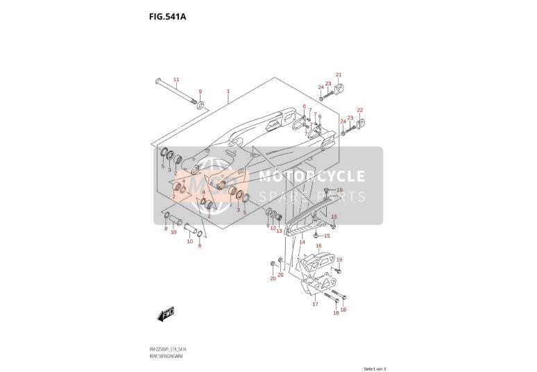 6100046K01, Swgarm Assy,Rear, Suzuki, 0