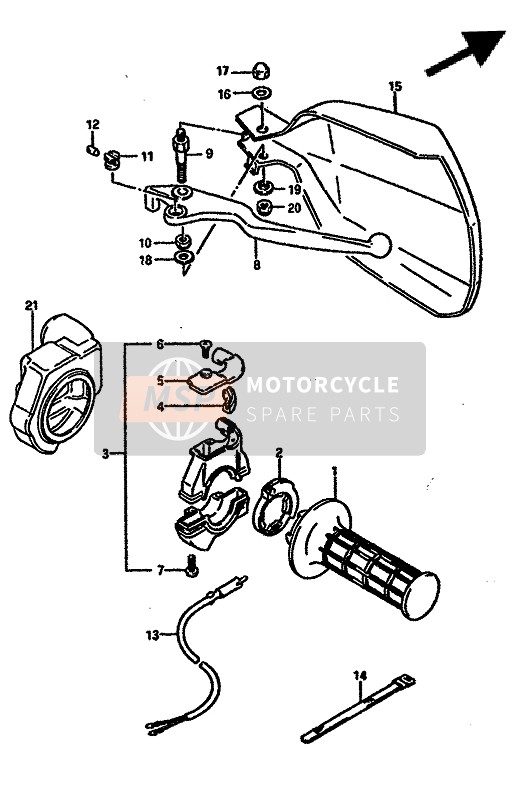 5712220410, Guidacavo, Suzuki, 2