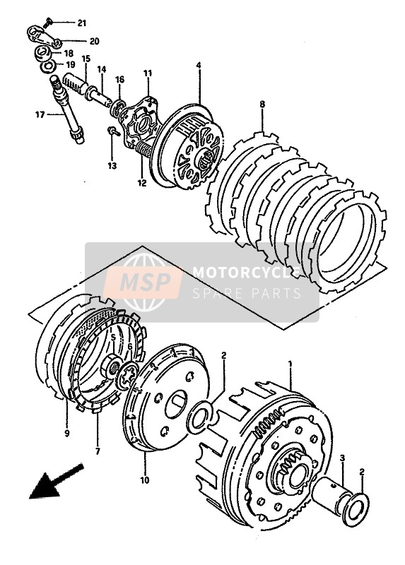 2316537400, Welle, Suzuki, 2