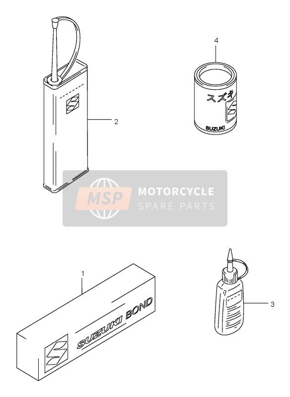 9900032130, Suzuki Lock Super Kleber, Suzuki, 2