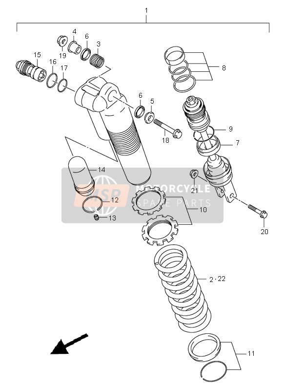 6219036F00, Stelmoeren Set, Suzuki, 0