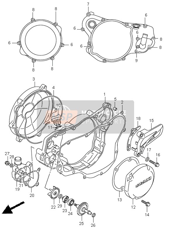 1749137F10, Impulsor Bomba Agua, Suzuki, 0