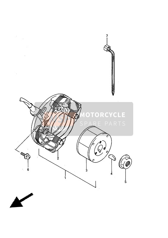 3210002B32, Magneto Assy, Suzuki, 0