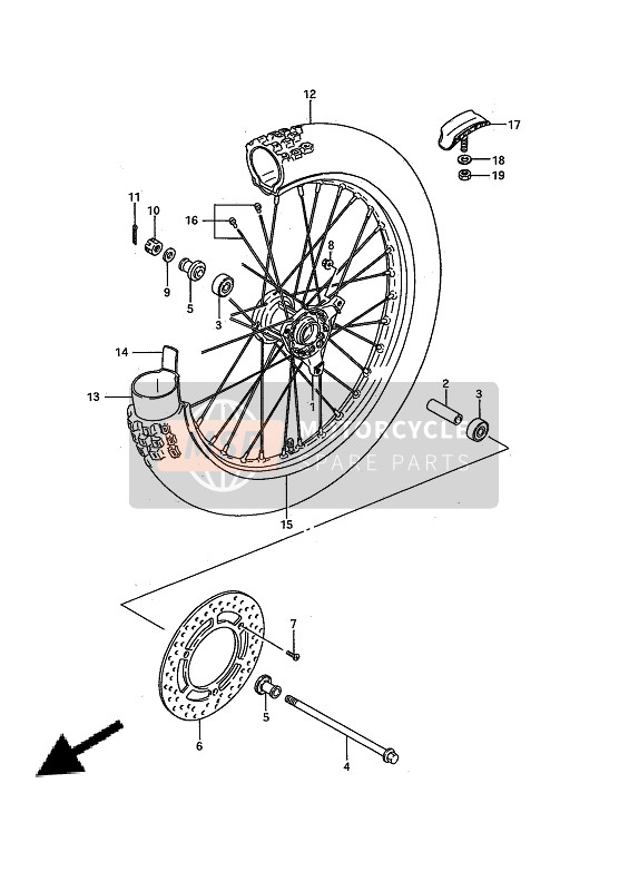 Roue avant