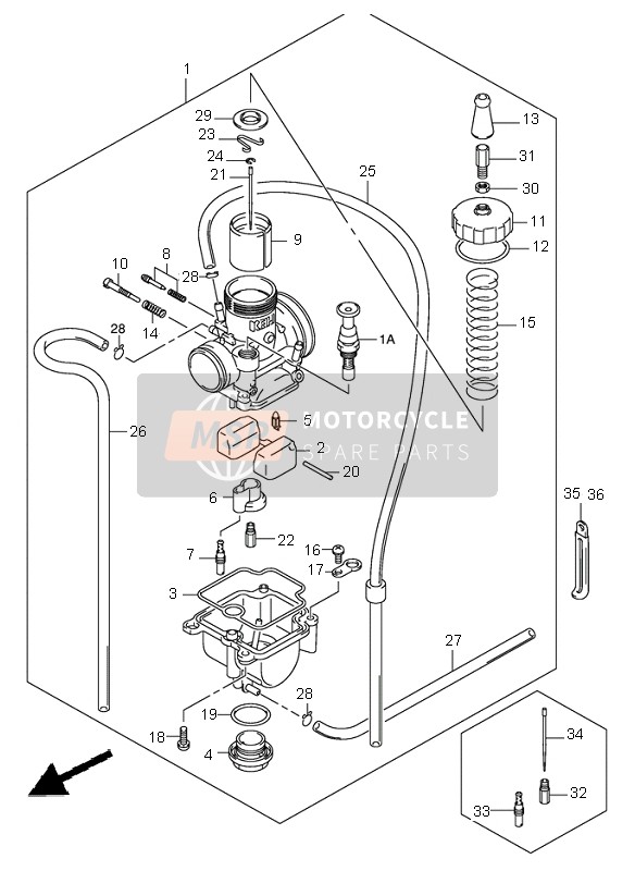 1357703B00, .Adjust Bolt, Suzuki, 0