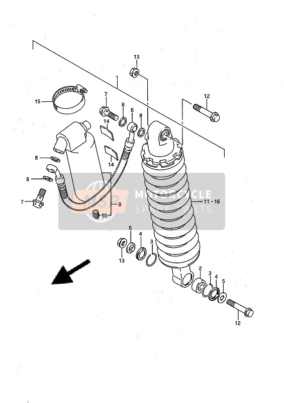 STOSSDÄMPFER HINTEN