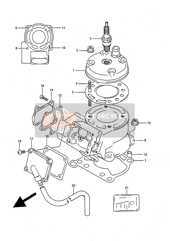 1121002B720F0, Cylinder, Suzuki, 0