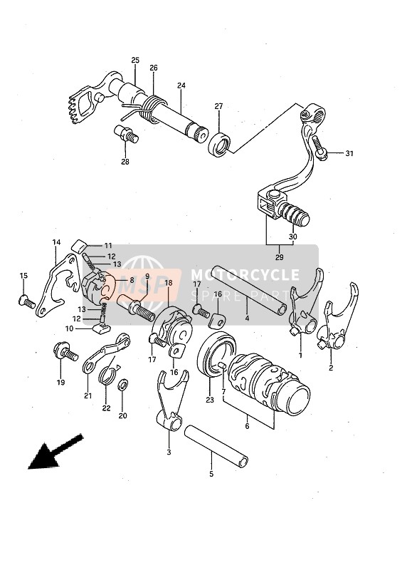 Suzuki RM80X 1992 Gear Shifting for a 1992 Suzuki RM80X