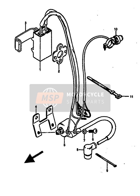 Suzuki RM250 1987 Electrical for a 1987 Suzuki RM250