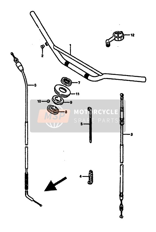 5830000X00, Cable Assy Thro, Suzuki, 0