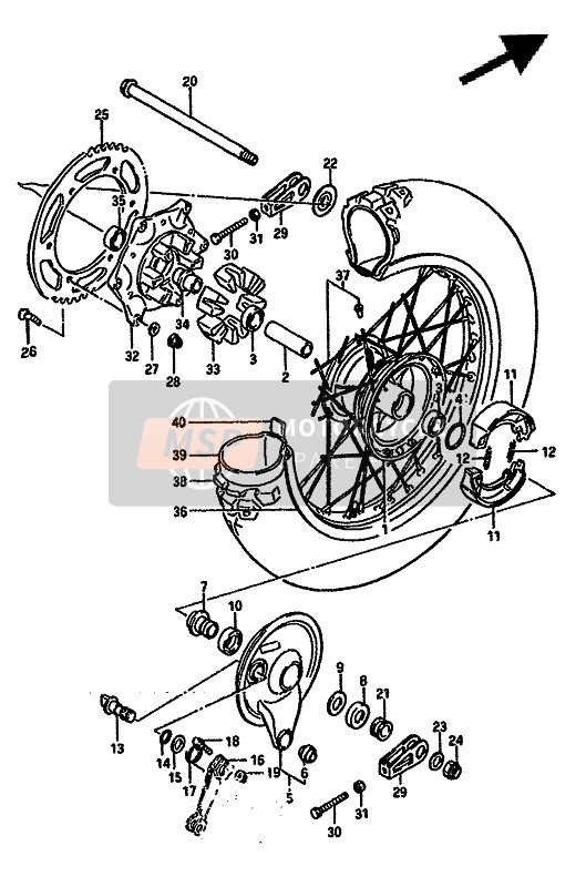 0944830007XC0, Feder, Suzuki, 2