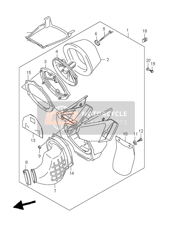 1388137F30, Tubo Salida, Suzuki, 0