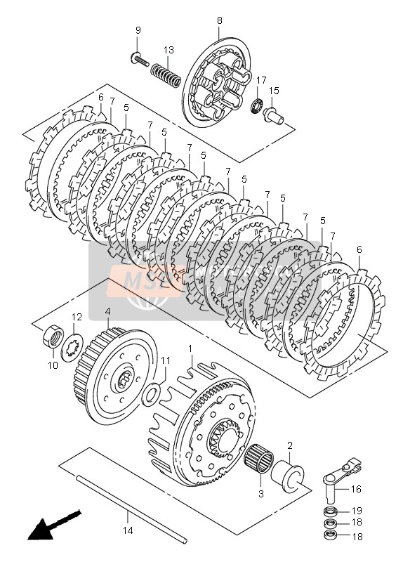 2141037E20, Hub, Clutch Sleeve, Suzuki, 0