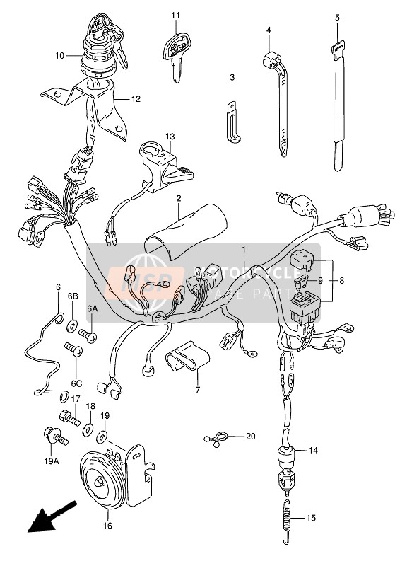 3661013643, Harness,Wiring, Suzuki, 0