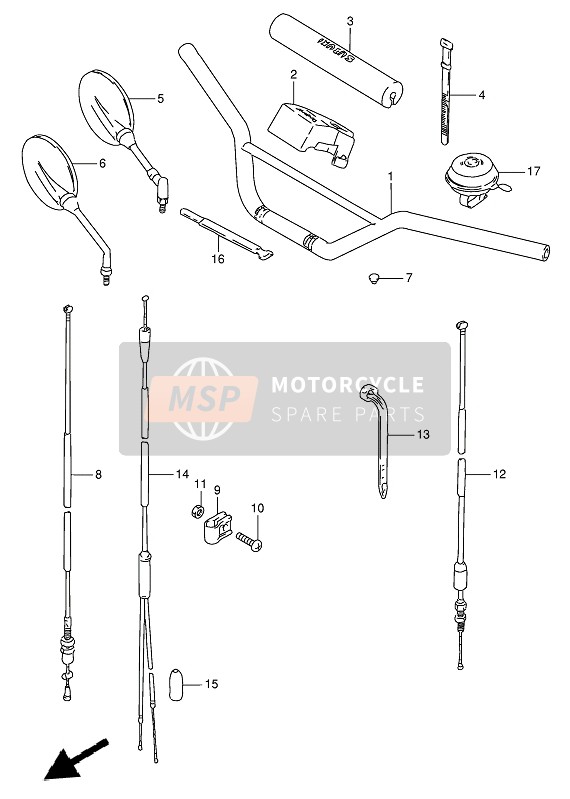 5820013601, Cavo Compl., Frizione, Suzuki, 0