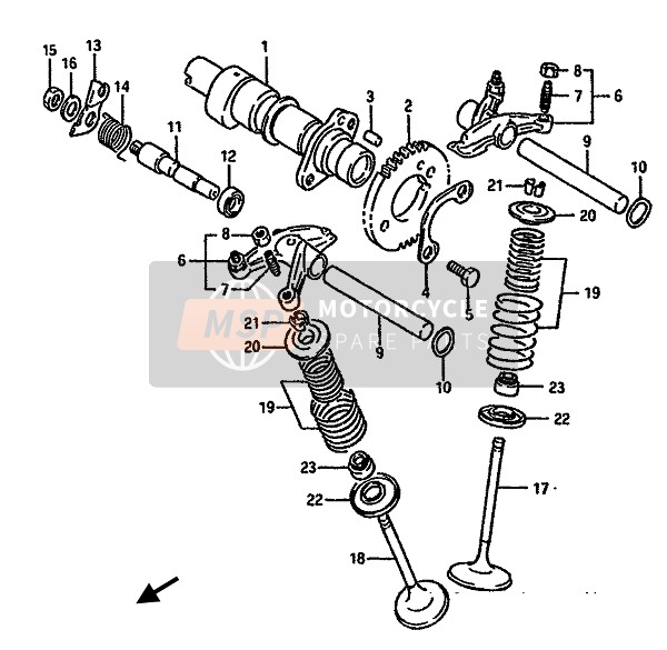 1291244B00, Valvula Escape, Suzuki, 0