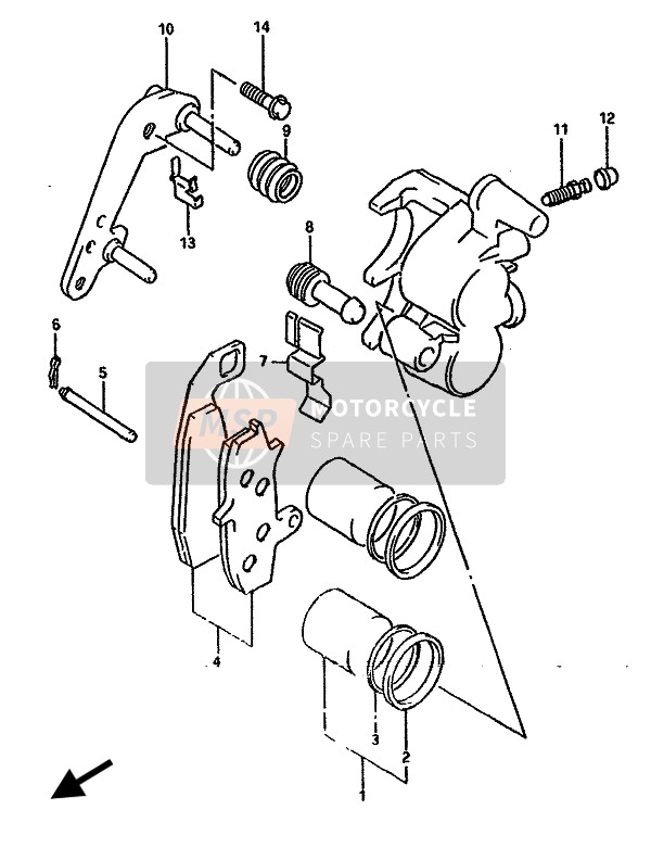 5930044850, Pad Set, Suzuki, 0