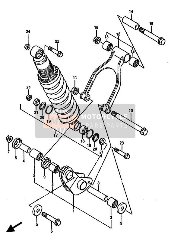 6262244B00, Bolt, Rod Lower, Suzuki, 0