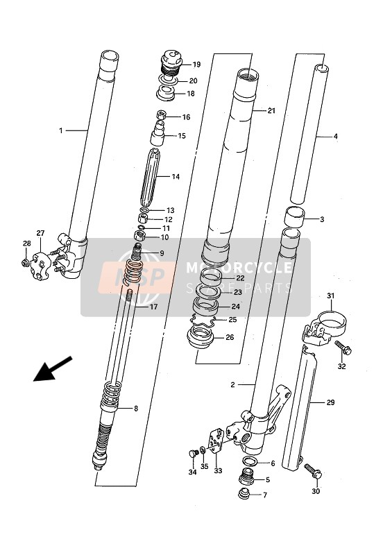 5113228C00, Holder, Axle Rh, Suzuki, 0