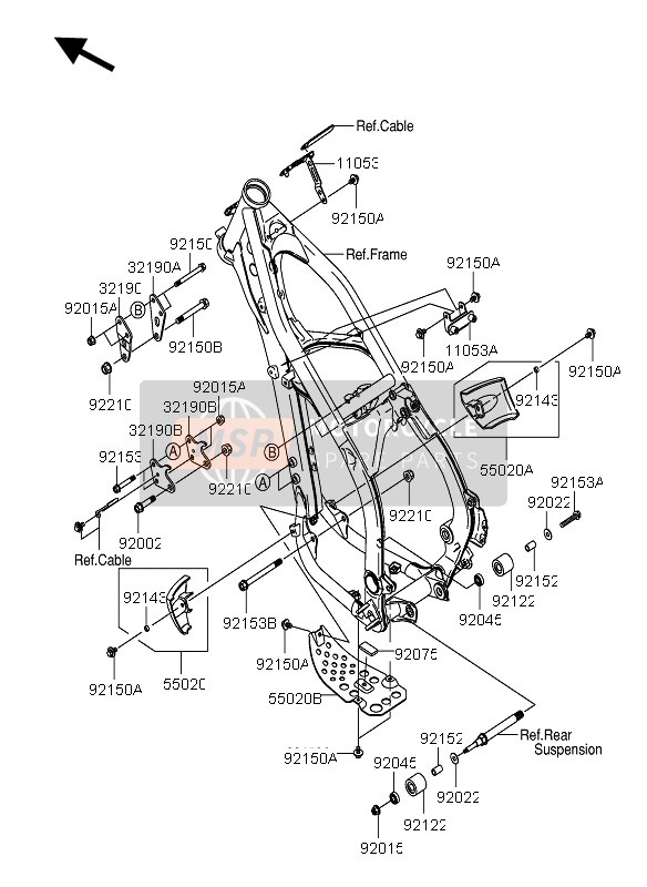 K920151432, Nut, Flanged, 12mm, Suzuki, 1