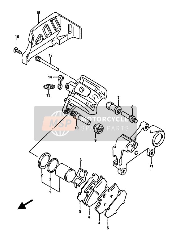 BREMSSATTEL HINTEN