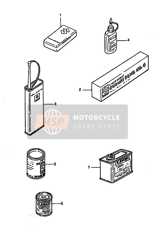 Suzuki RM250 1992 Optionnel pour un 1992 Suzuki RM250