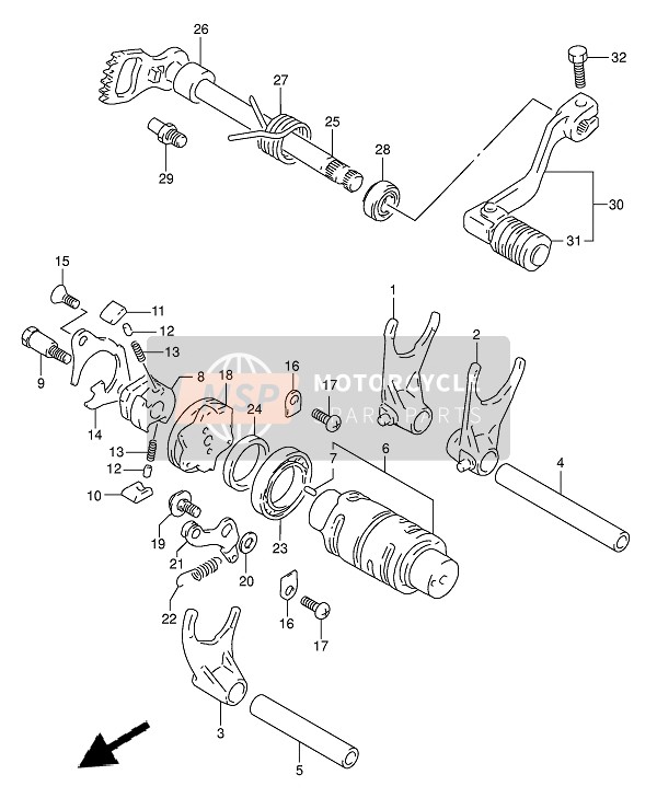 2533114D00, Lifter, Pawl, Suzuki, 0