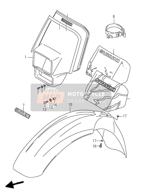 5181003D0030H, Deksel Kopl., Suzuki, 0