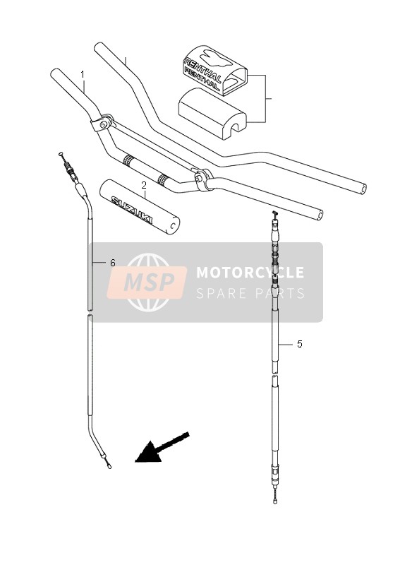 5611037F10, Handlebar Assy, Suzuki, 0