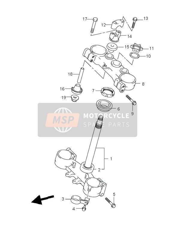 5132837F80, Bearing Bolt, Suzuki, 1