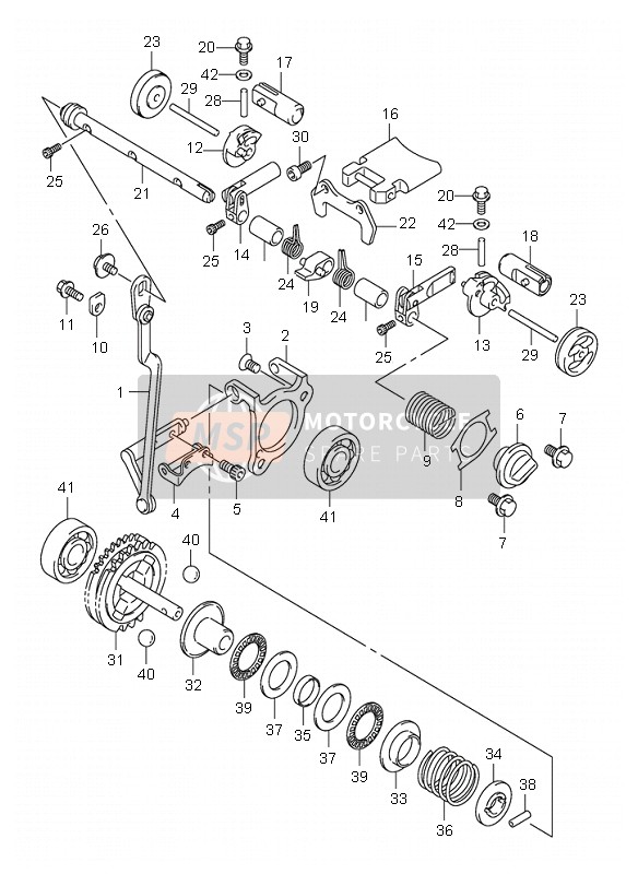 1128837F40, Feder, Suzuki, 0