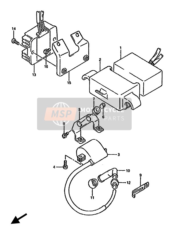 Suzuki DR350S(H) 1994 Electrical for a 1994 Suzuki DR350S(H)