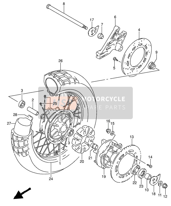 6141131D00, Adjuster, Chain, Rh, Suzuki, 1