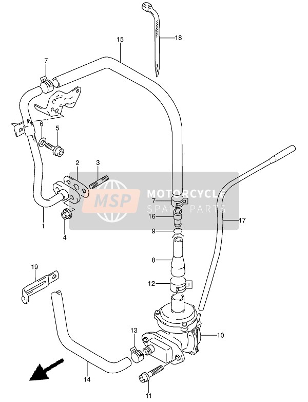 Suzuki DR650RSE(U) 1994 Second Air (E18-E39) for a 1994 Suzuki DR650RSE(U)