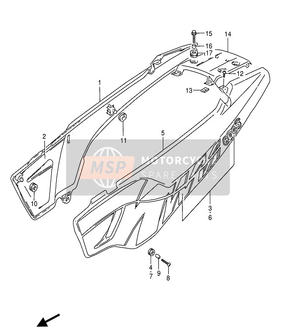 032410512A, Schraube, Suzuki, 5