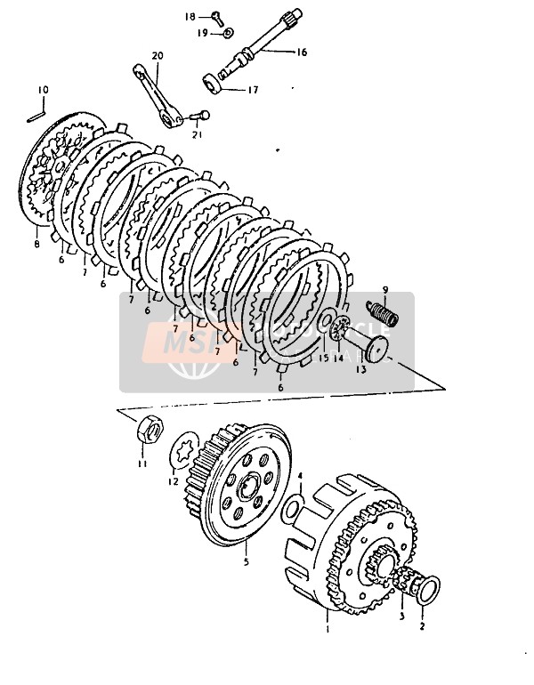 2326141301, Pinion, Release, Suzuki, 1