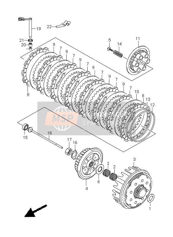 2144137F30, Disco Frizione, Suzuki, 2