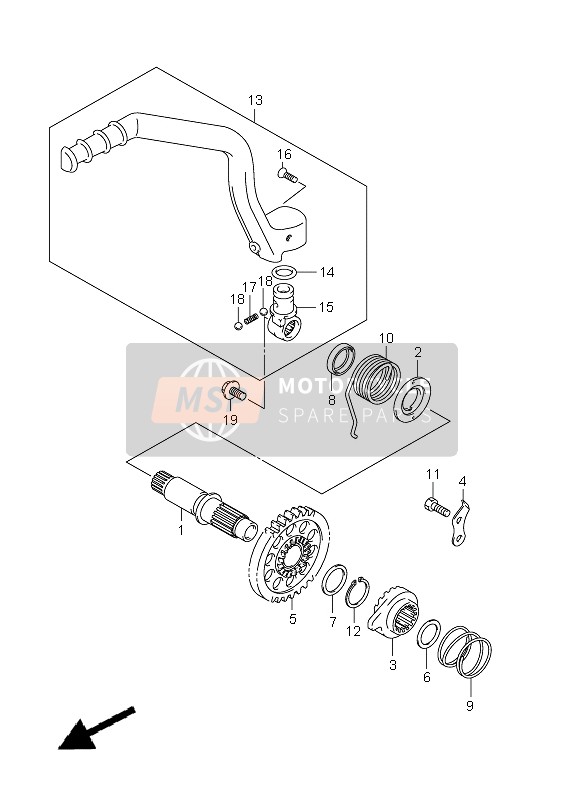 2622135G00, Guide RM-Z450, Suzuki, 0