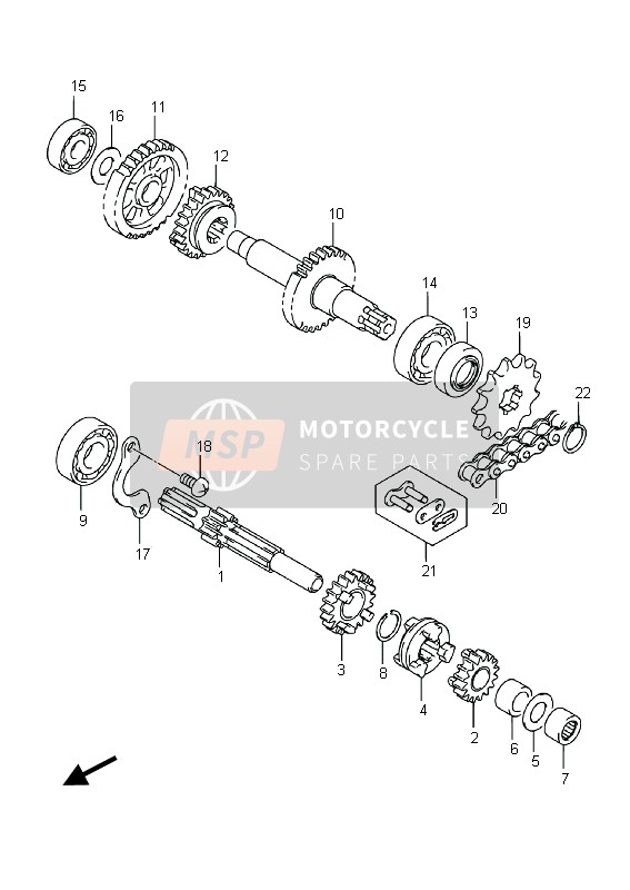 2442114H00, Wheel  Sliding Dog, Suzuki, 0